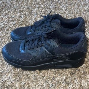 NWOT Nike Air Max 90’s All Black Women’s Size 9.5 Authentic